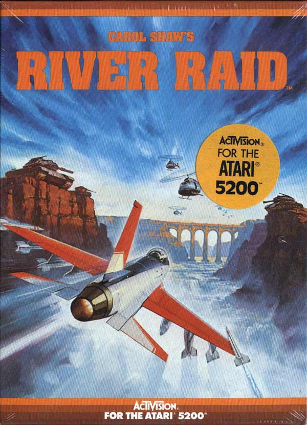 River Raid (1983) (Activision) Box Scan - Front
